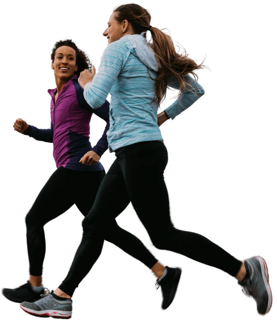 two-woman-running